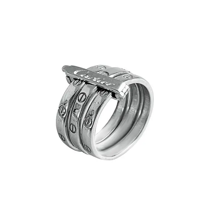Кольцо декоративное из серебра