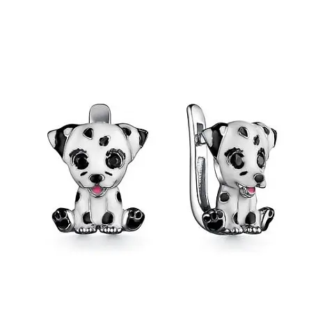 Серьги детские из серебра
