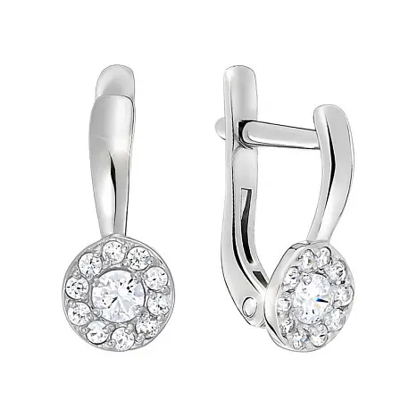 Серьги детские из серебра