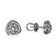 Серьги пуссеты из серебра