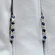 Серьги с английским замком из белого золота