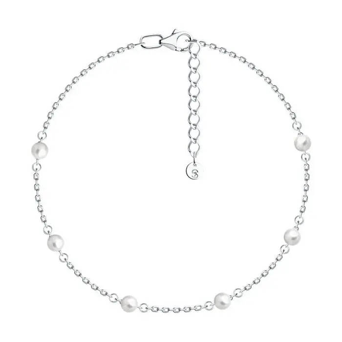 Браслет декоративный из серебра