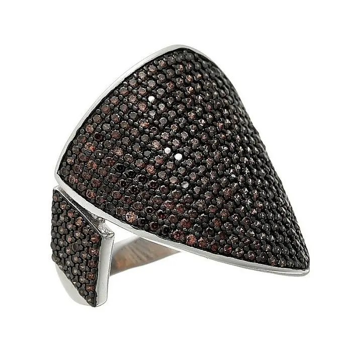 Кольцо декоративное из серебра