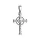 Подвеска крест из серебра