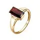 Кольцо декоративное из красного золота
