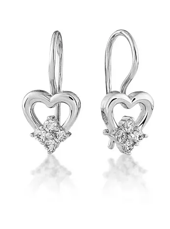 Серьги детские из серебра