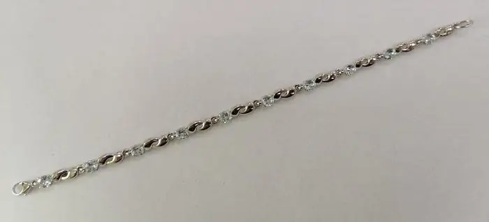 Браслет декоративный из серебра