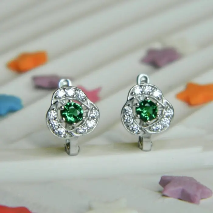 Серьги детские из серебра