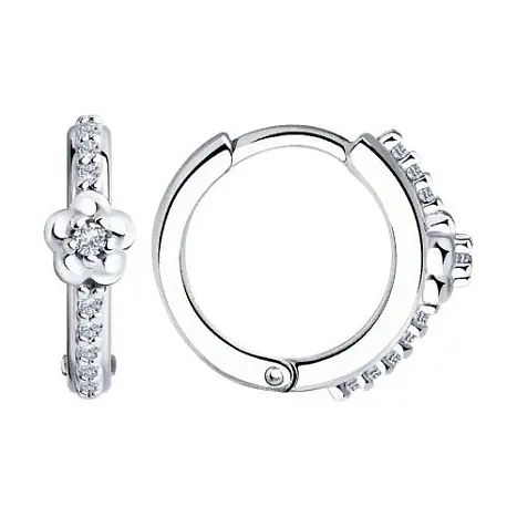 Серьги детские из серебра