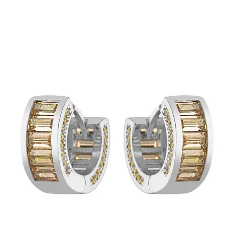 Серьги конго из серебра