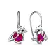 Серьги детские из серебра