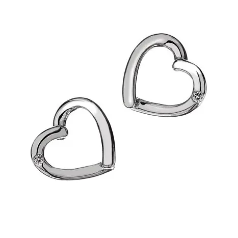 Серьги пуссеты из серебра