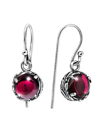 Серьги петельки из серебра