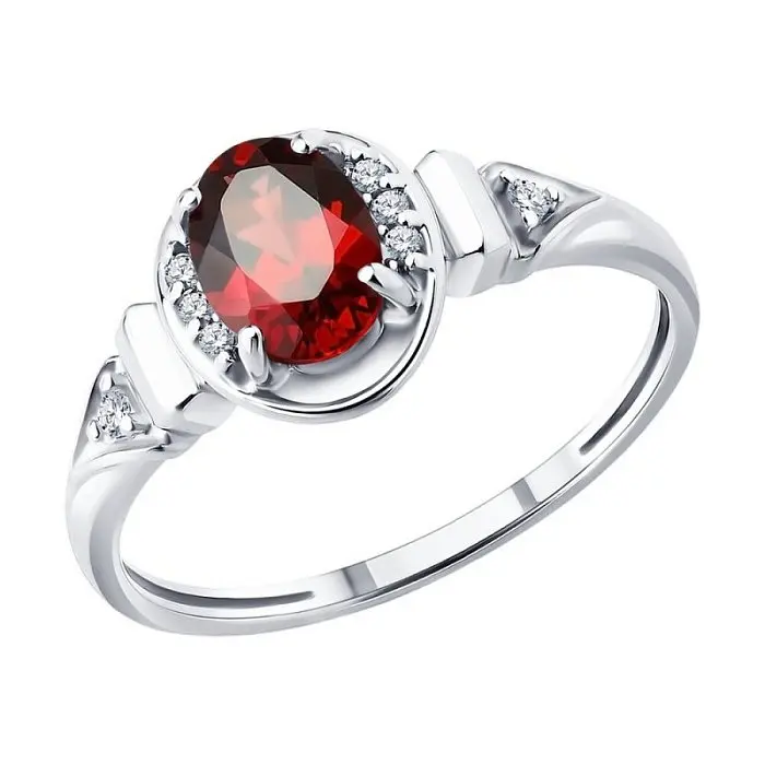 Кольцо декоративное из серебра