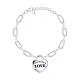 Браслет декоративный из серебра