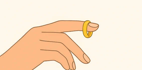 Что делать, если обручальное кольцо стало велико?