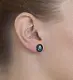 Серьги пуссеты из серебра