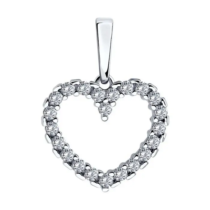 Подвеска декоративная из серебра