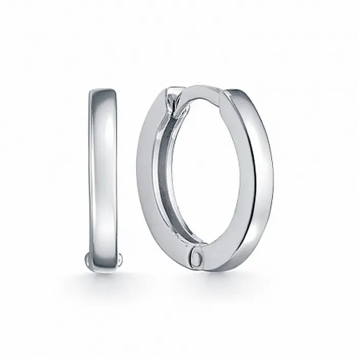 Серьги с английским замком из серебра