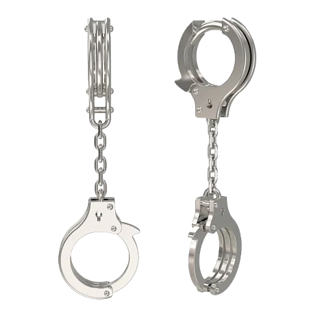 Серьги подвесные из серебра