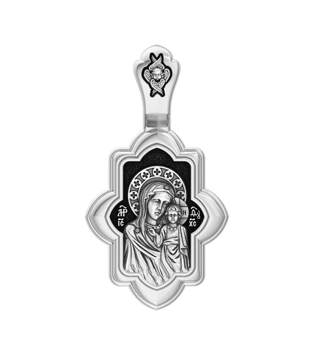 Подвеска икона из серебра