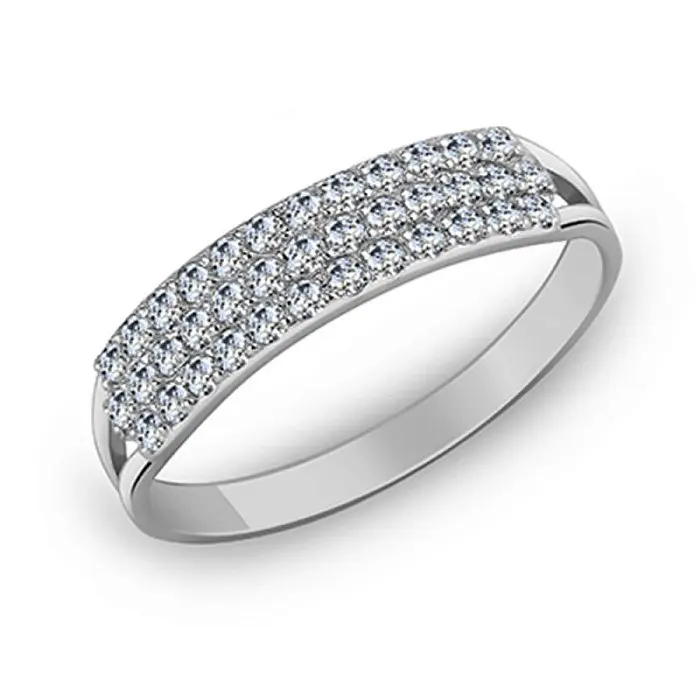 Кольцо декоративное из серебра