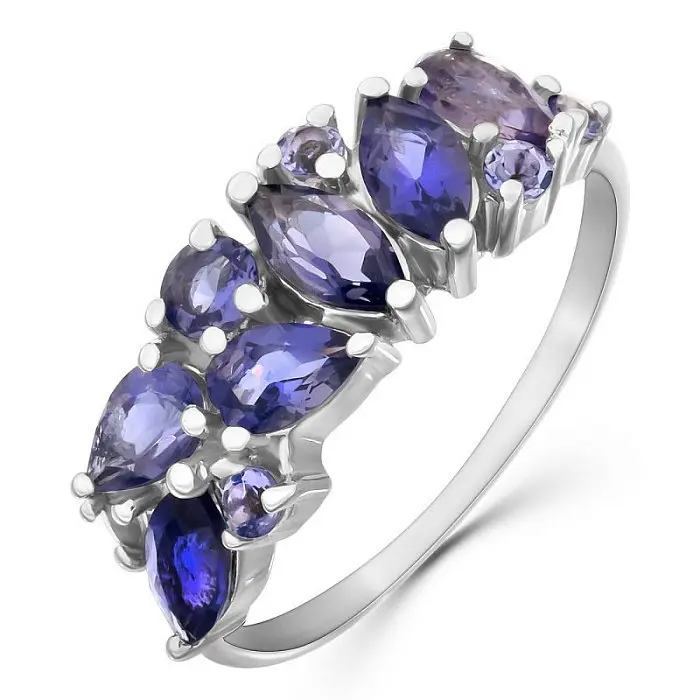 Кольцо декоративное из серебра