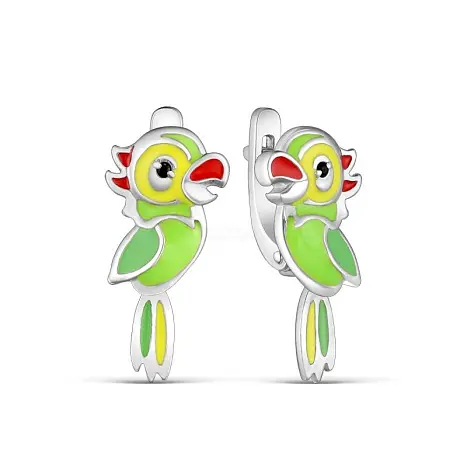 Серьги детские из серебра