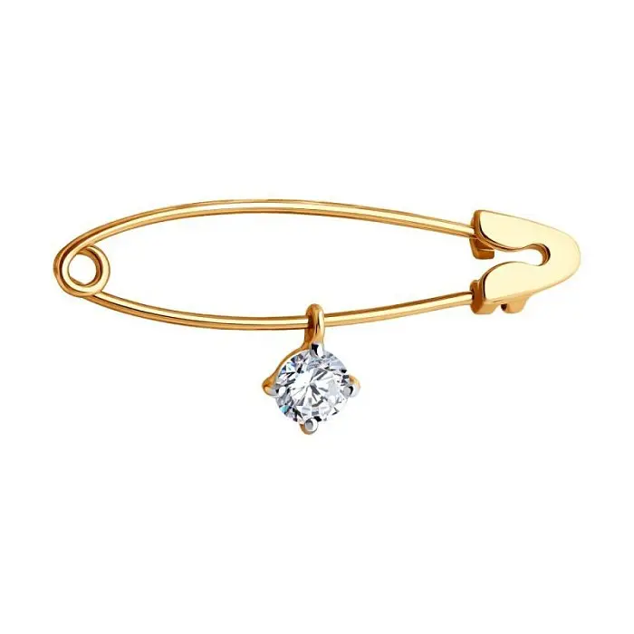 Булавка из красного золота