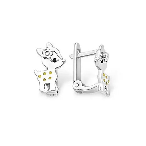 Серьги детские из серебра
