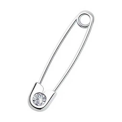 Серьги одиночные из серебра