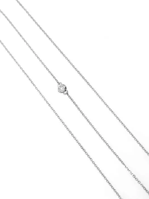 Цепь колье из серебра