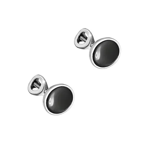 Серьги пуссеты из серебра