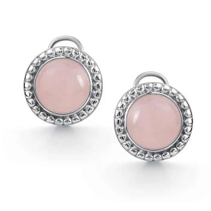 Серьги с английским замком из серебра вид 1