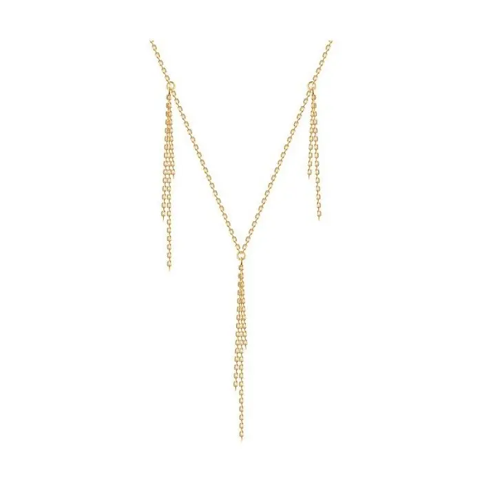 Цепь колье из красного золота