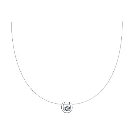 Цепь шнурок из серебра