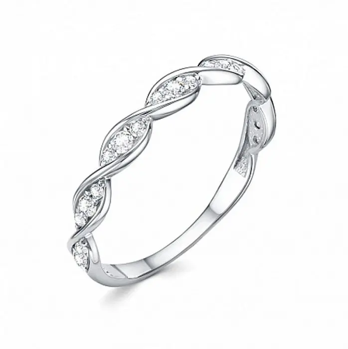 Кольцо декоративное из серебра