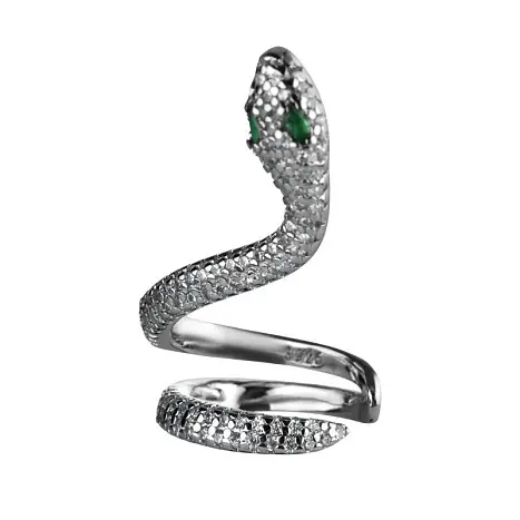 Серьги каффы из серебра