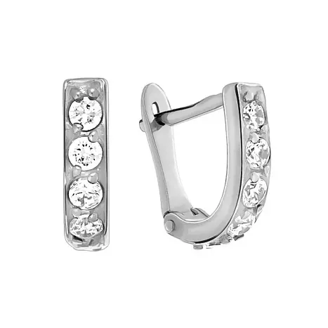 Серьги детские из серебра