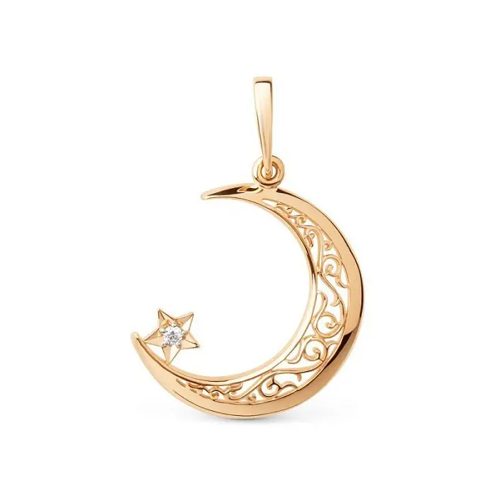 Подвеска мусульманская из красного золота