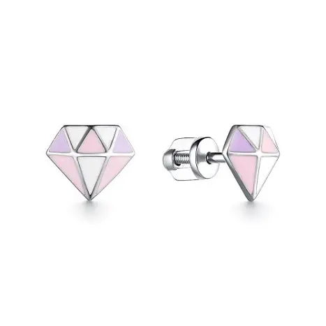 Серьги детские из серебра
