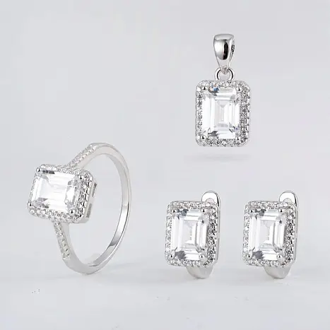 Серьги с английским замком из серебра