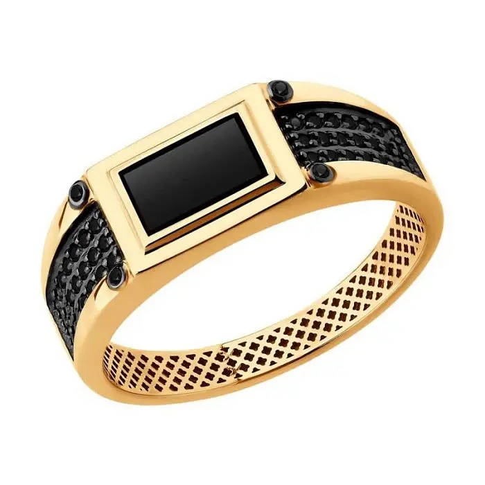 Печатка из красного золота