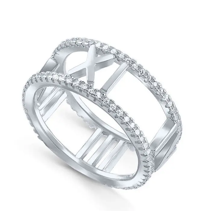 Кольцо декоративное из серебра