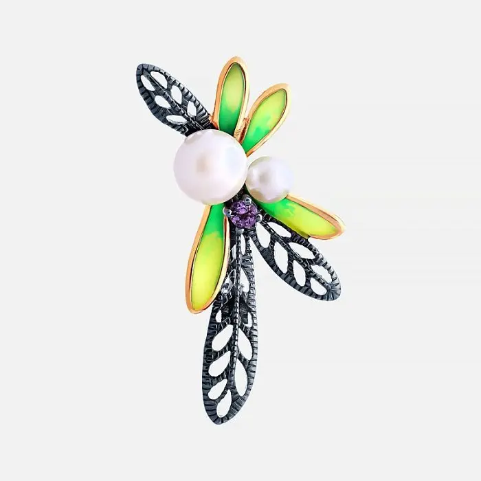 Брошь из серебра