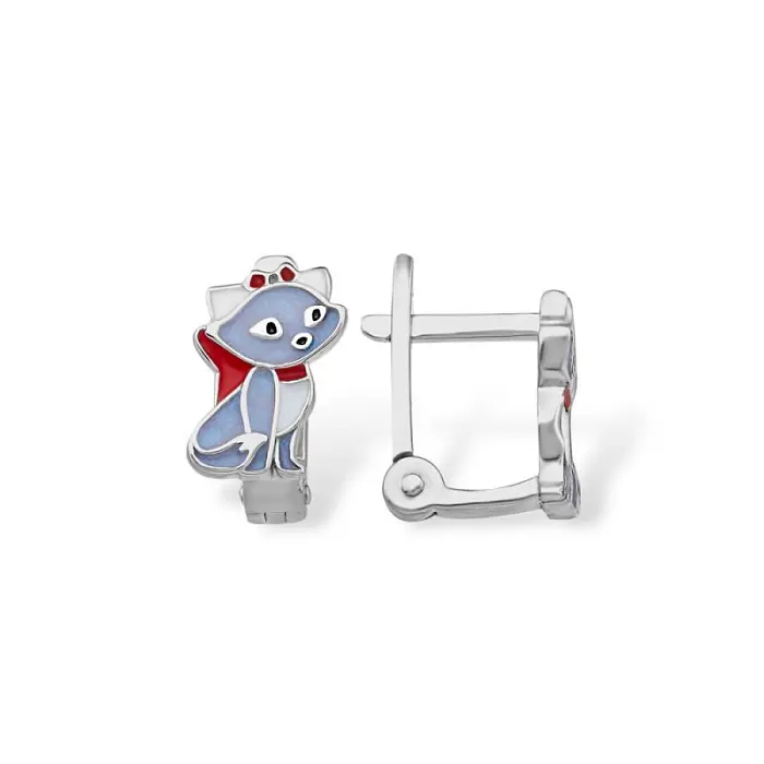 Серьги детские из серебра
