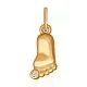 Подвеска декоративная из красного золота