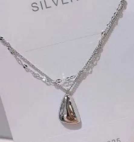 Цепь колье из серебра