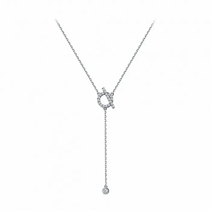 Цепь колье из серебра