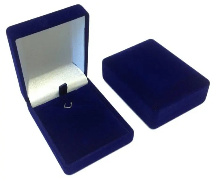 Футляр 120523 подвес/серьги син